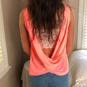 5 LEFT XS-XL Go To Boho Pink Summer Draped Top